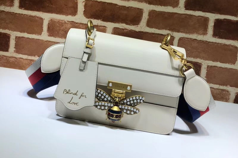 Gucci Queen Margaret small shoulder bag 476542 White