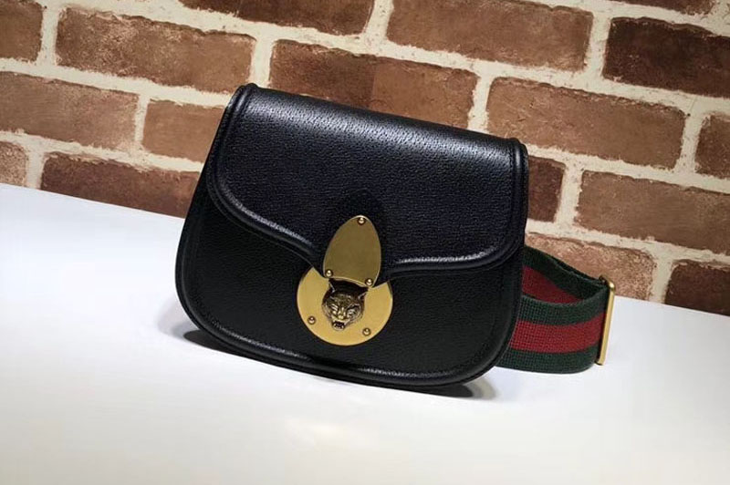 Gucci Saddle bag 495663 Black