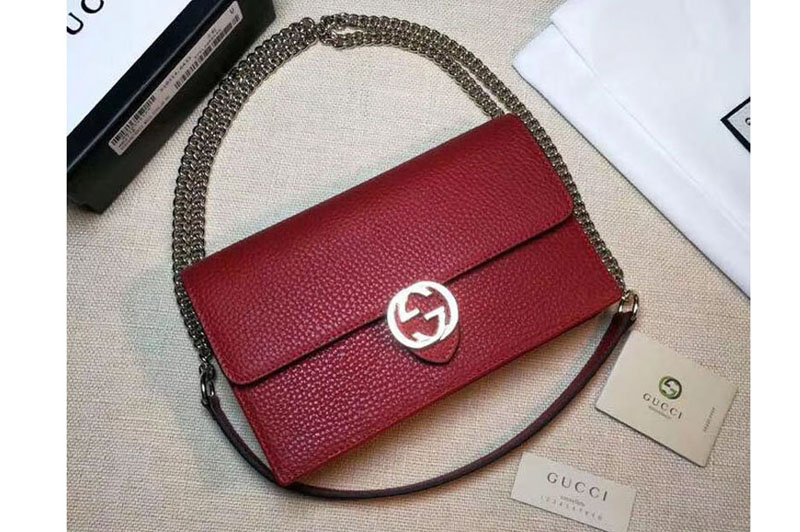Gucci 510314 GG Marmont cross-body bag Red