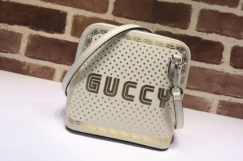 Gucci 511189 Guccy Mini Shoulder Bags White