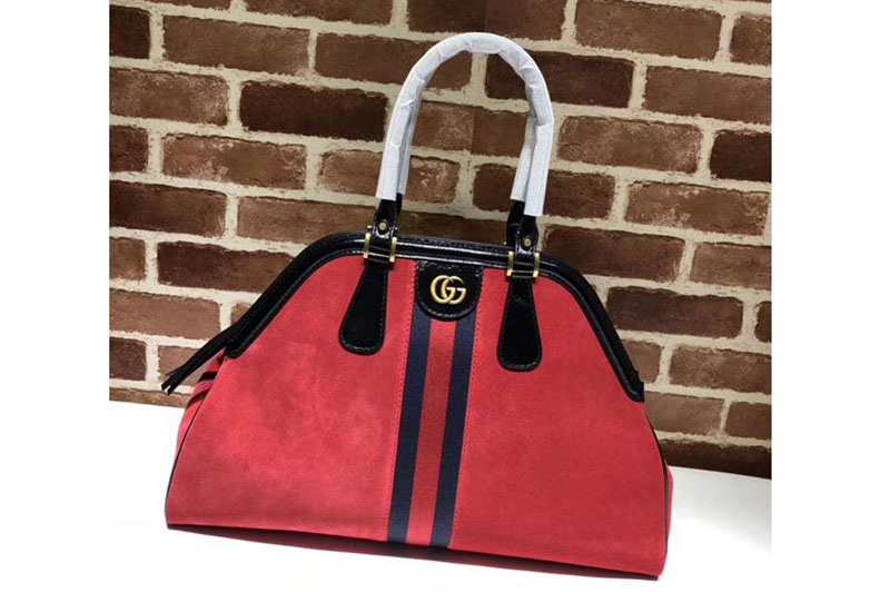 Gucci RE(BELLE) Large Top Handle Bag 515937 Red