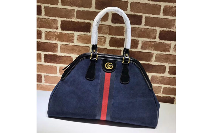 Gucci RE(BELLE) Large Top Handle Bag 515937 Blue