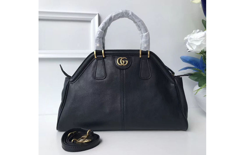 Gucci 516459 Re(Belle) Medium Top Handle Bags Black