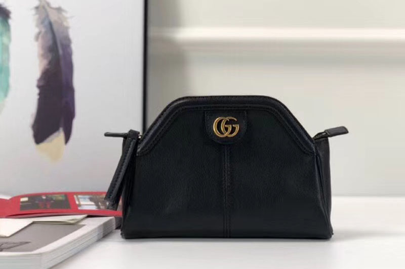 Gucci GG original calfskin belle clutch purse 517735 Black