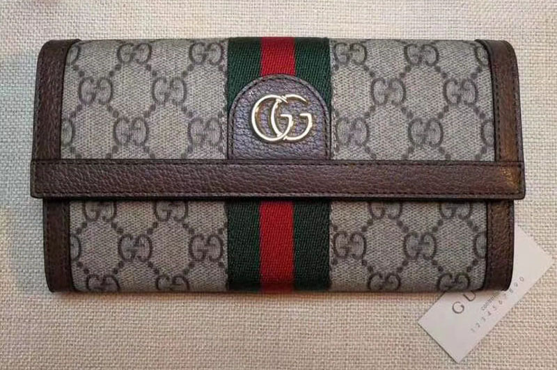 Gucci 523153 Ophidia GG continental wallet