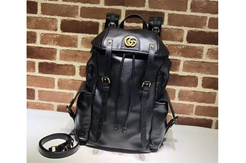 Gucci 526908 RE(BELLE) leather backpack Black