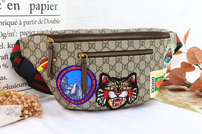 Gucci Print With Cat small belt bag 527792