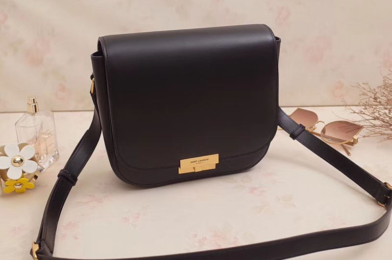 Saint Laurent Betty Satchel in Smooth Leather 532985 Black