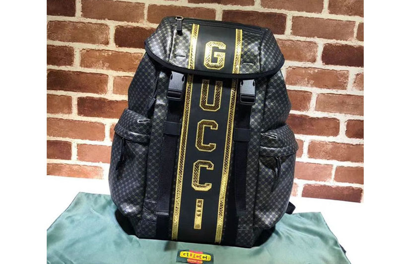 Gucci ‎536413 GG Dapper Dan backpack Black