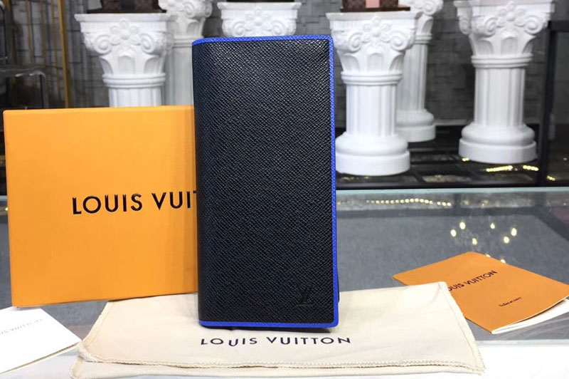 Louis Vuitton M30558 LV Brazza Wallet Taiga Leather