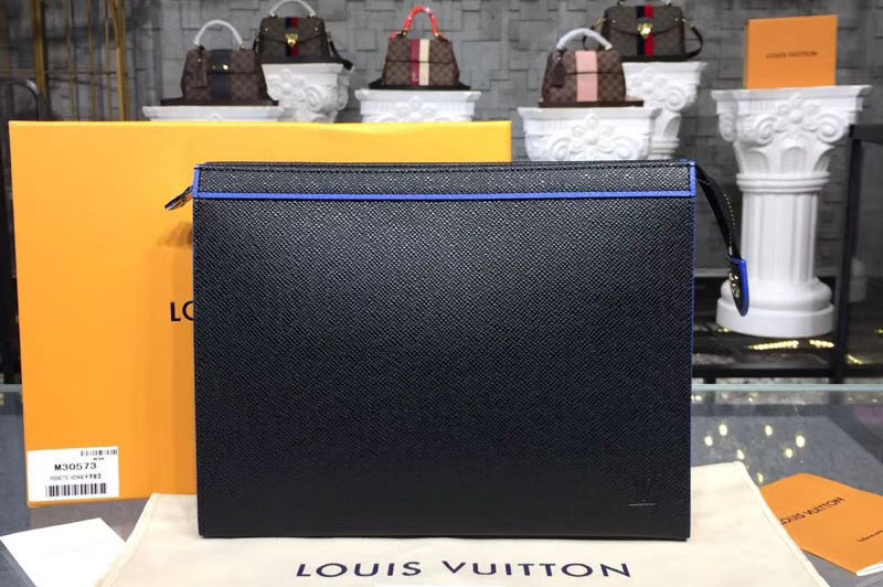 Louis Vuitton M30573 LV Pochette Voyage MM Bags Taiga Leather