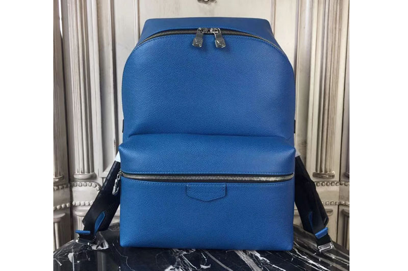 Louis Vuitton M33453 Apollo Taiga Leather Backpack Blue