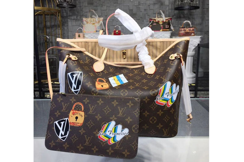 Louis Vuitton M40995 LV Monogram Canvas Neverfull Bags