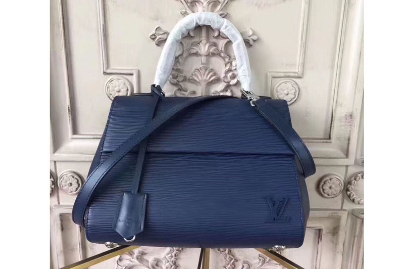 Louis Vuitton M41299 Epi Leather Cluny MM Bags Blue