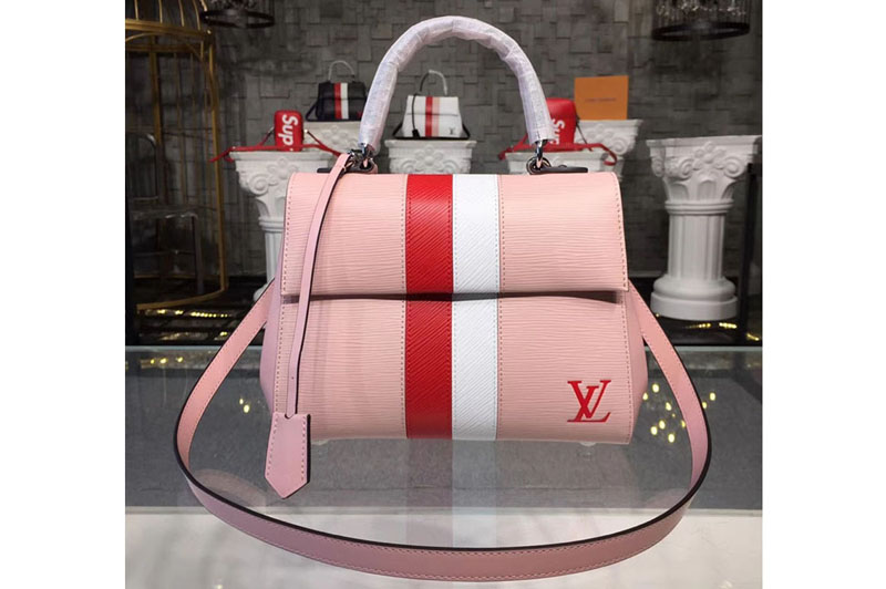Louis Vuitton M51964 LV Cluny BB Bags Epi Leather Pink