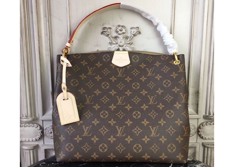 Louis Vuitton M43701 Graceful Pm Monogram Canvas Bags Beige