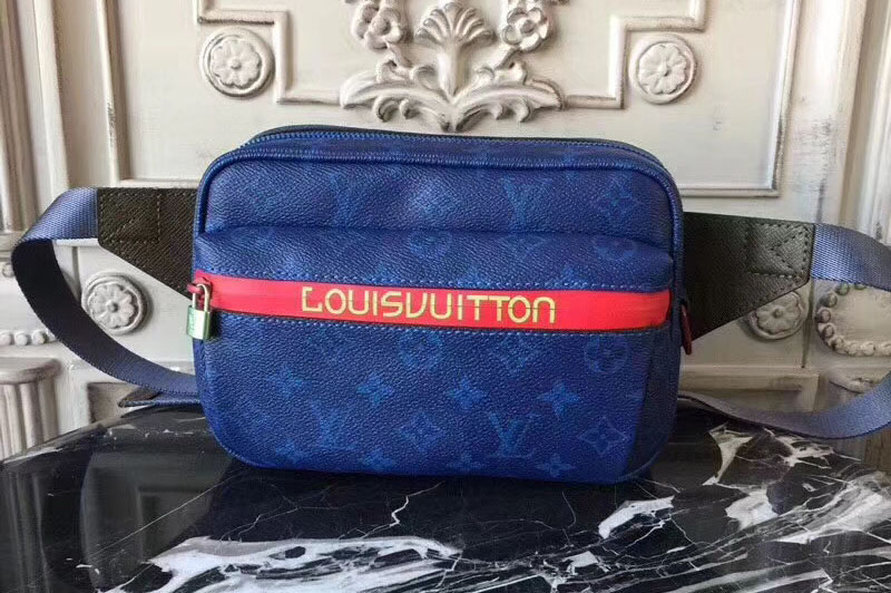 Louis Vuitton M43828 Bumbag Monogram Blue Bags