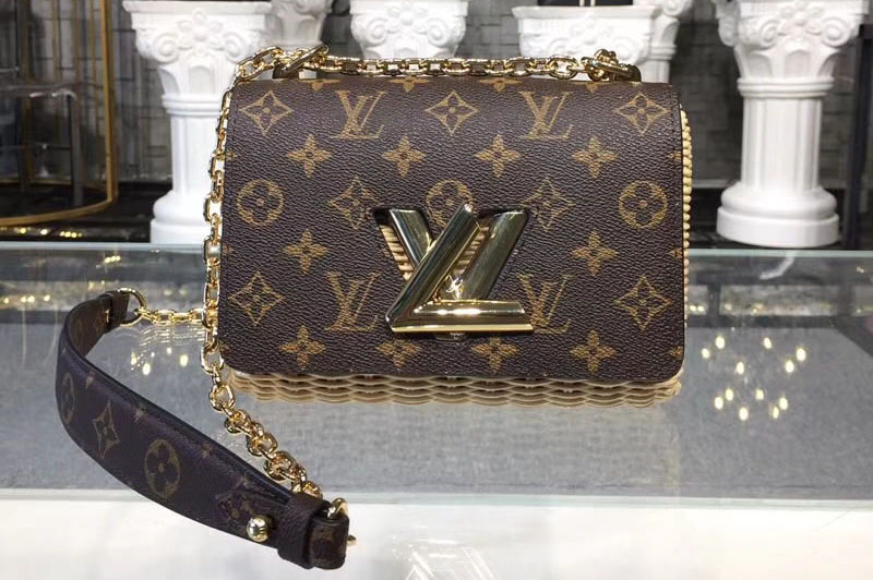 Louis Vuitton M44296 LV twist pm monogram Canvas Bags