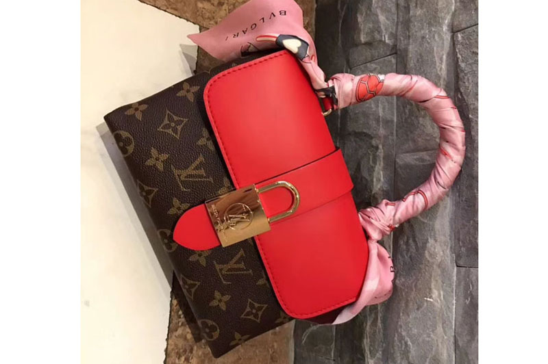 Louis Vuitton M44322 LV Locky BB Monogram Canvas And Epi Leather Red