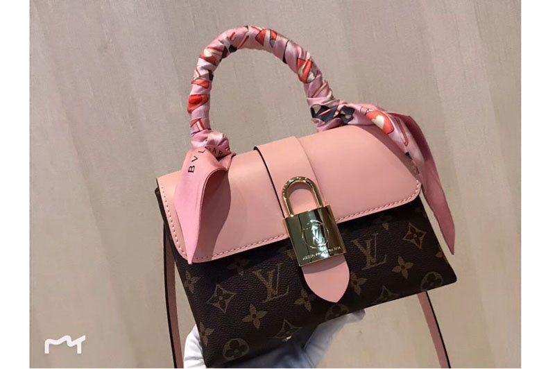 Louis Vuitton M44080 LV Locky BB Monogram Canvas And Epi Leather Pink