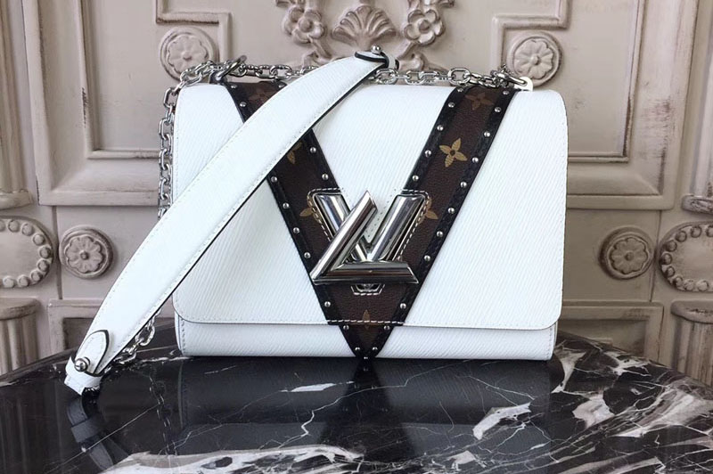 Louis Vuitton M50282 Epi Leather Twist MM Bags White