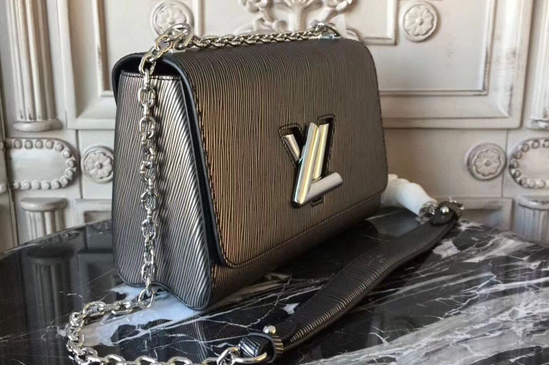 Louis Vuitton M50280 Epi Leather Twist MM Bags Silver