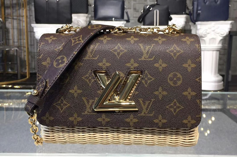 Louis Vuitton M50282 LV twist MM monogram Canvas Bags