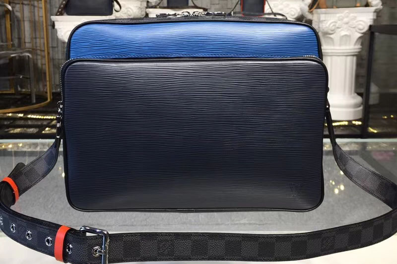 Louis Vuitton M51466 Nil Slim Epi Leather Bags Blue