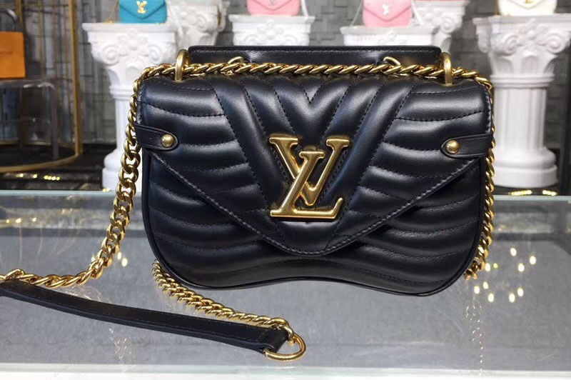Louis Vuitton M51683 LV New Wave Chain Bags PM Black
