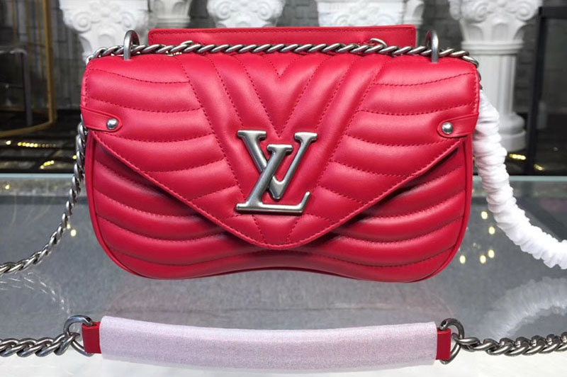 Louis Vuitton M51943 LV New Wave Chain Bags MM Red