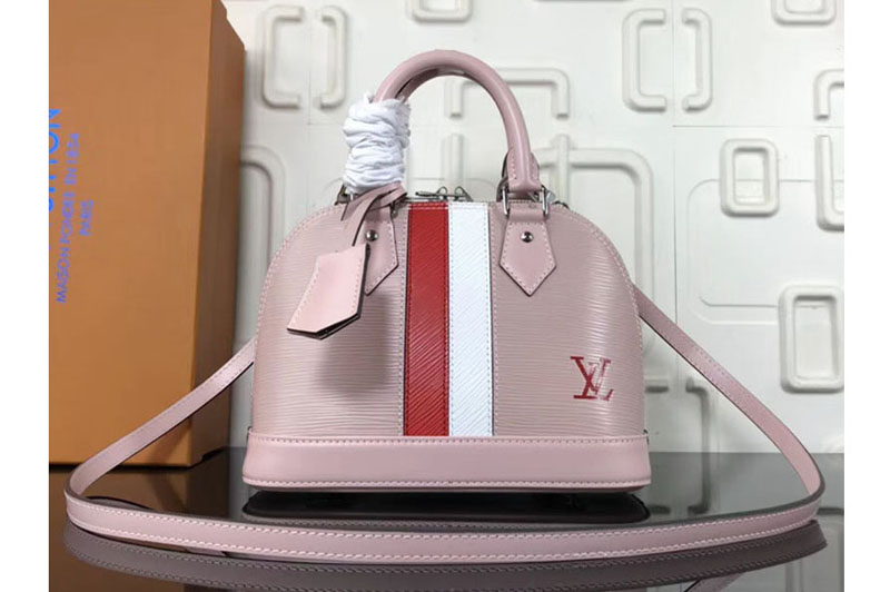 Louis Vuitton M51961 Alma BB Epi Leather Bags Rosy