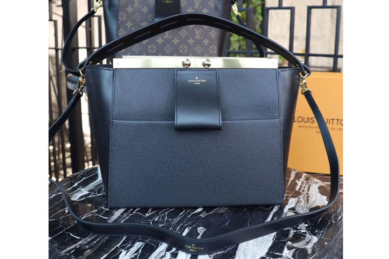 Louis Vuitton M52240 LV City Frame Bags Taiga Leather