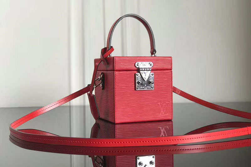 Louis Vuitton M52466 LV Bleecker Box Epi Leather Bags Red