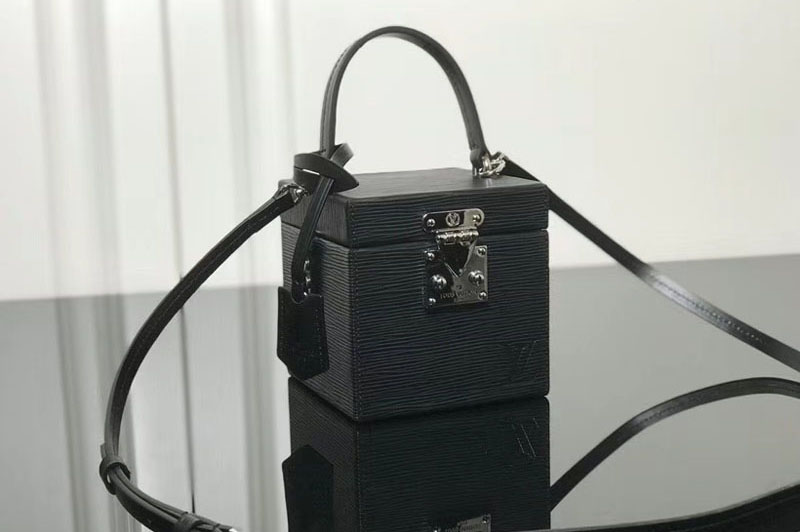 Louis Vuitton M52466 LV Bleecker Box Epi Leather Bags Black