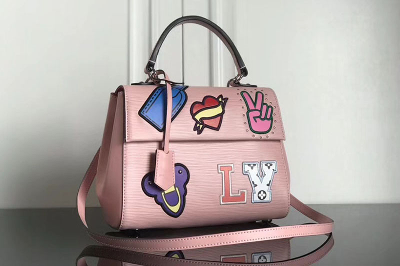 Louis Vuitton M52484 LV Cluny BB Epi Leather Bags Pink