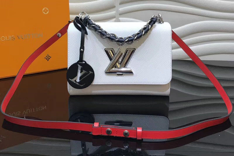 Louis Vuitton M52503 LV Twist MM Epi Leather Bags White