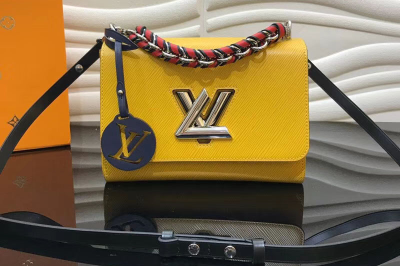 Louis Vuitton M52503 LV Twist MM Epi Leather Bags Yellow