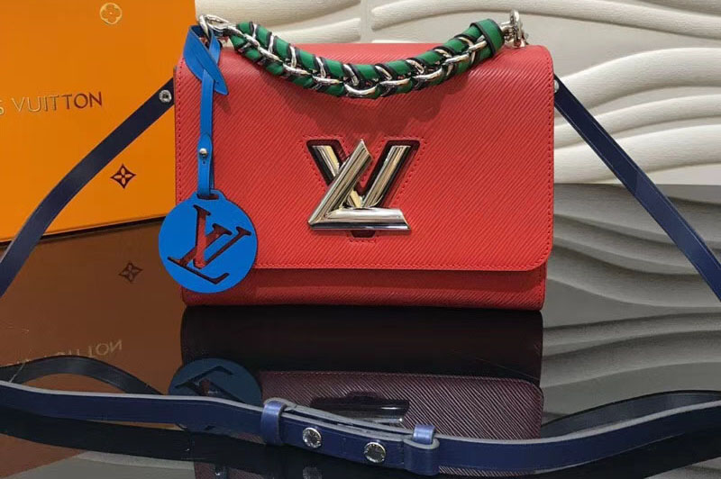 Louis Vuitton M52504 LV Twist MM Epi Leather Bags Red