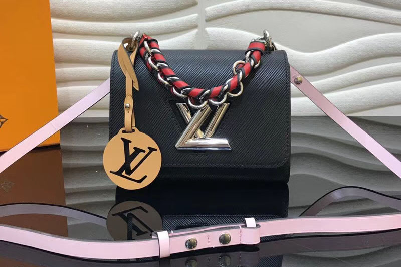 Louis Vuitton M52506 LV Twist PM Epi Leather Bags Black