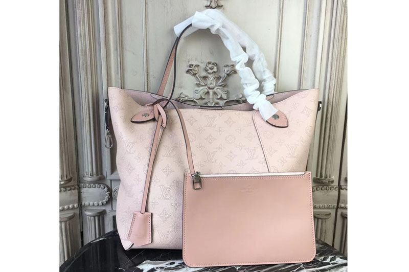 Louis Vuitton M53140 Hina MM Mahina Leather Bags Pink