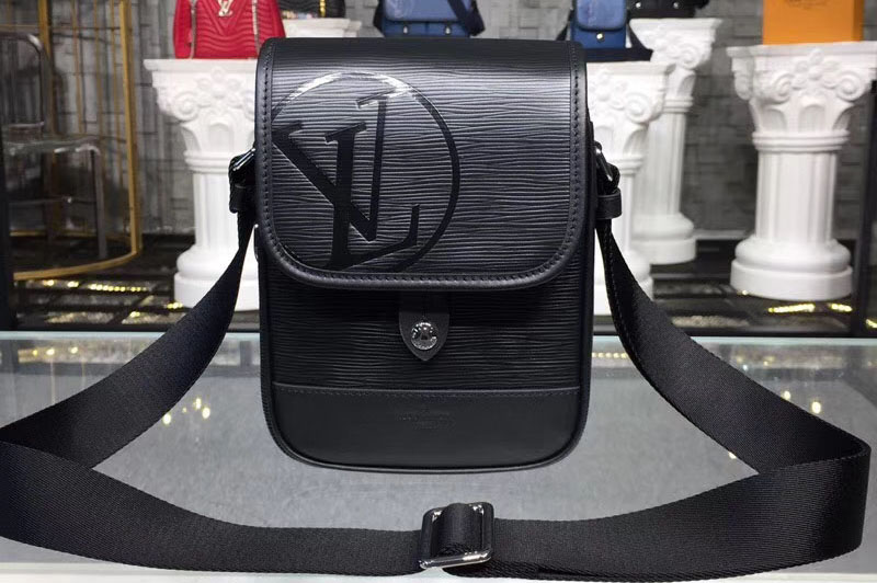 Louis Vuitton M53497 LV Epi Leather Messenger BB Bags Black