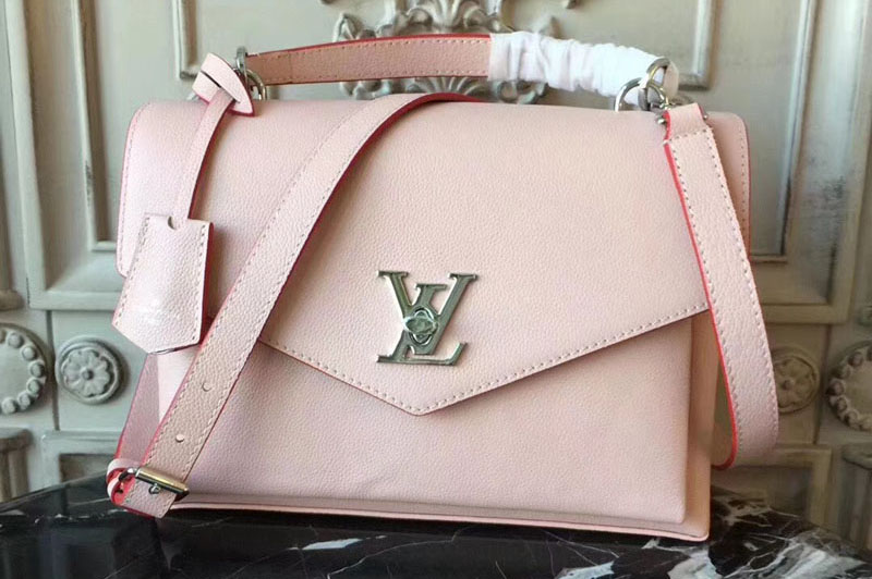 Louis Vuitton M53504 Mylockme Lockme Calf Leather Bags Pink