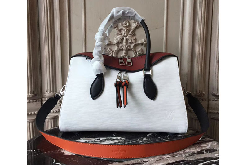 Louis Vuitton M53443 Tuileries Epi Leather Bags White
