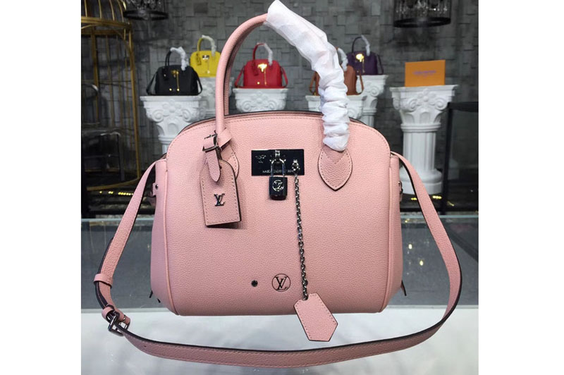Louis Vuitton M54347 LV Veau Nuage Leather Milla PM Bags Pink