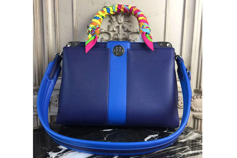 Louis Vuitton M54373 Astrid Veau Nuage Leather Bags Blue