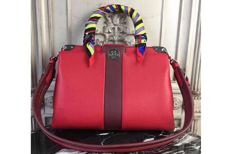 Louis Vuitton M54375 Astrid Veau Nuage Leather Bags Red