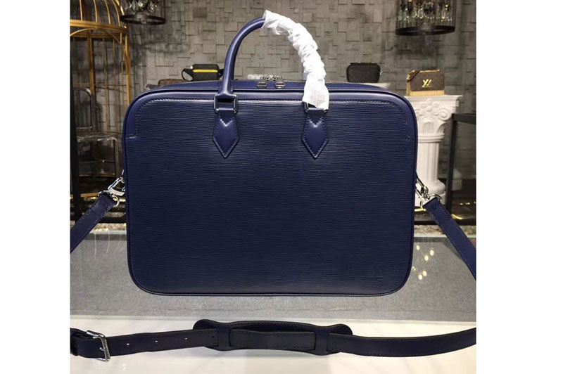 Louis Vuitton M54405 LV Dandy MM Epi Leather Bags Blue