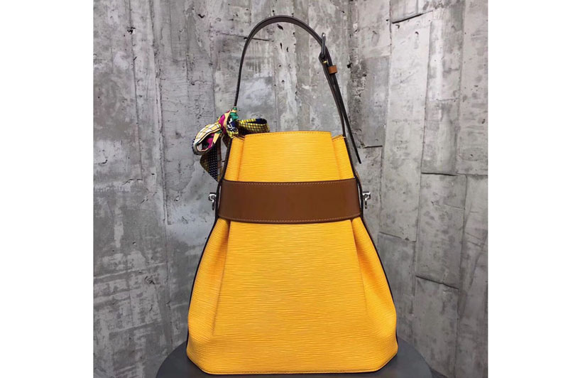 Louis Vuitton M55188 Epi Leather Bucket Bag Yellow
