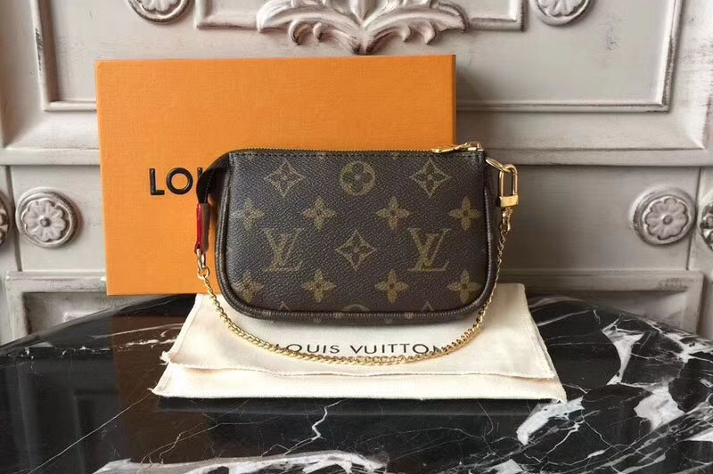Louis Vuitton M58009 Mini Pochette Accessoires Monogram Canvas Bags [M58009-b1] - $79.00 ...