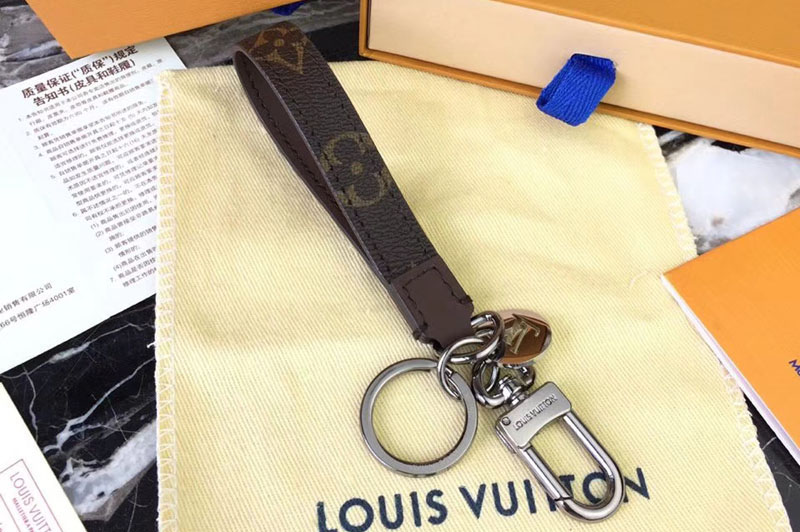 Louis Vuitton M61950 LV Monogram Canvas Dragonne Bag Charm Key Holder